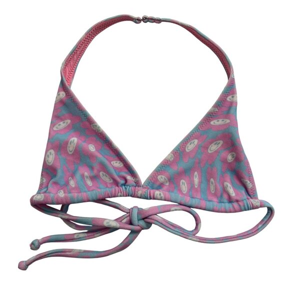 Frankies Bikinis Tia Triangle Bikini Top in Daisy Dream - Picture 1 of 4